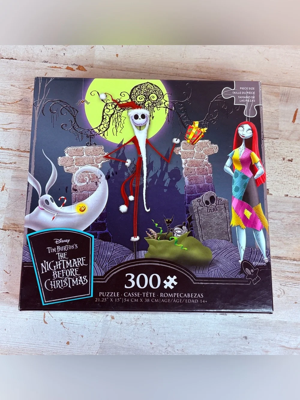 Disney Nightmare Before Christmas 300 Piece Puzzle Jack Skellington Sally Zero